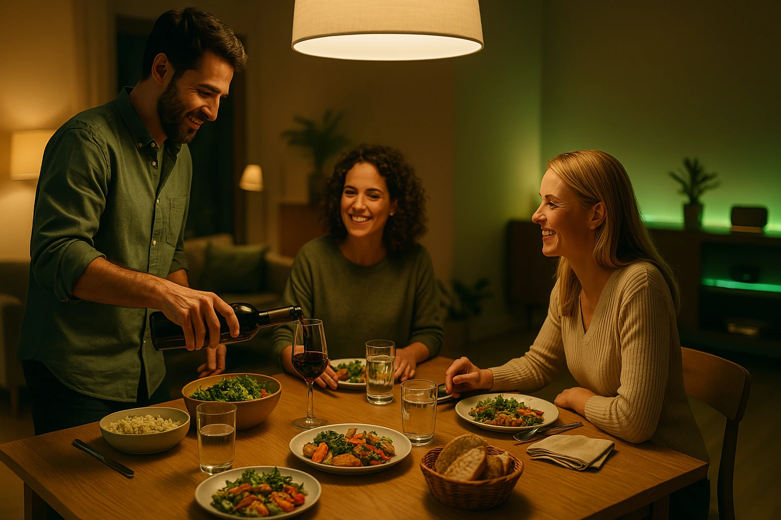 Smart Home Abendstimmung